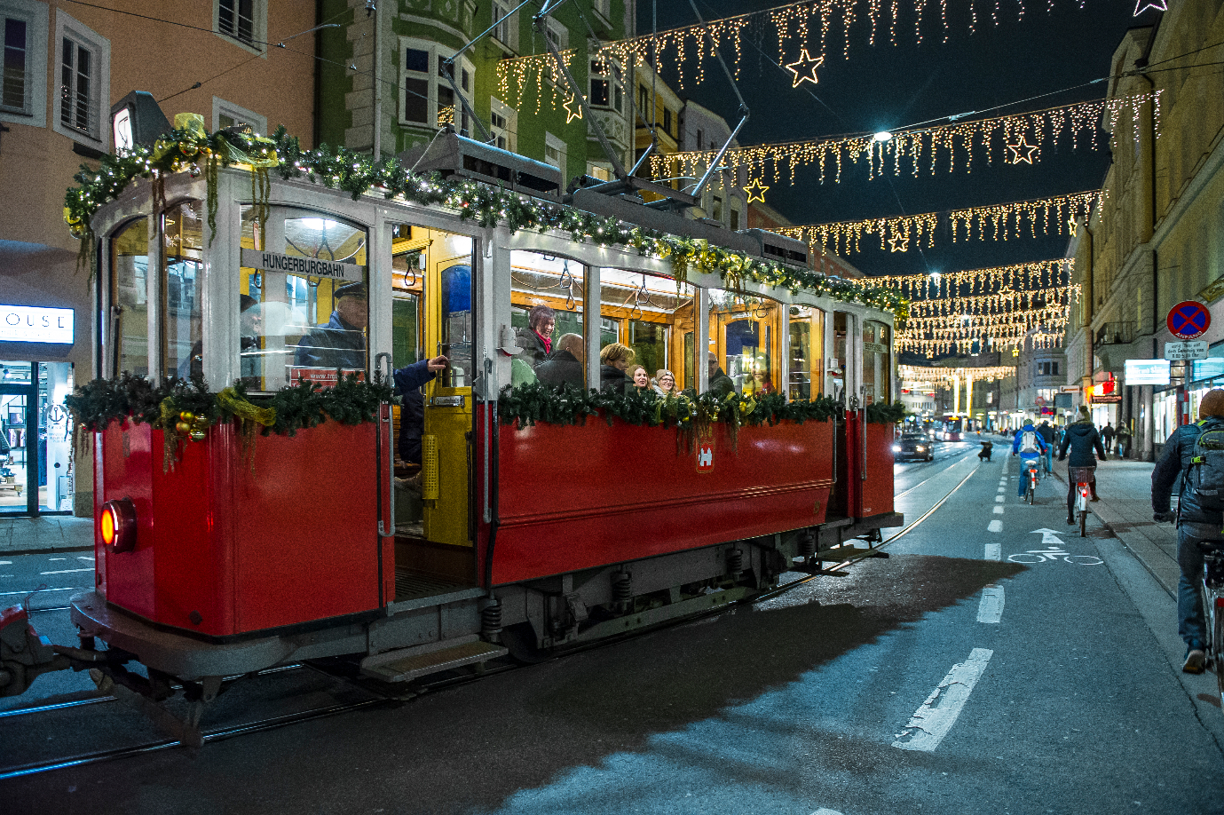 Straßenbahn dekoration